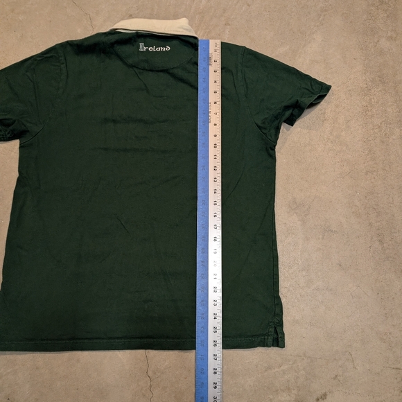 Ireland Rugby Polo Short Sleeve Men's M Green - Picture 6 of 7